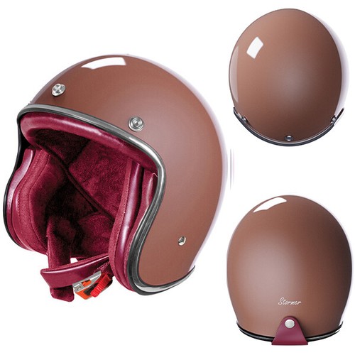 Casco jet moto cafe - casco,