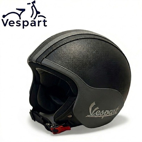 Casco vintage vespart pelle - casco,
