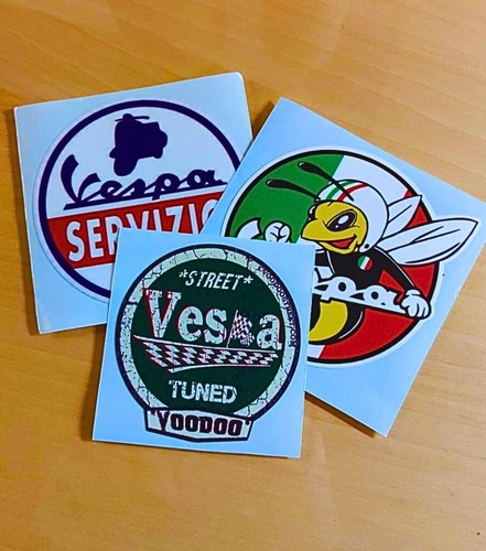 Adesivi vintage moto vespa - adesivi,