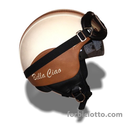 Casco vintage pelle - casco, in