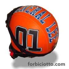 Casco vintage in pelle