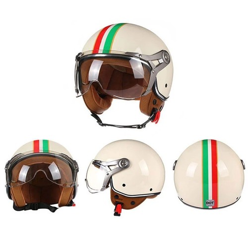 Casco moto retrò - moto,