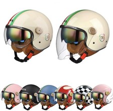 Casco Moto 3/4 Vintage Retro