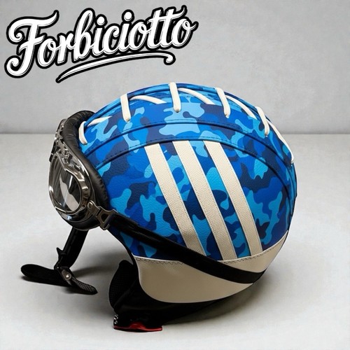 Casco vintage pelle - in,