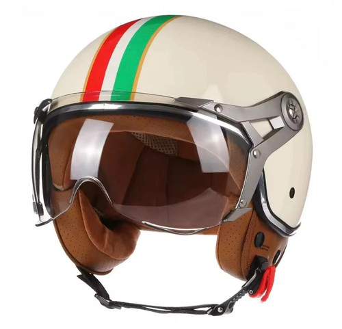 Casco moto retrò vintage - moto,