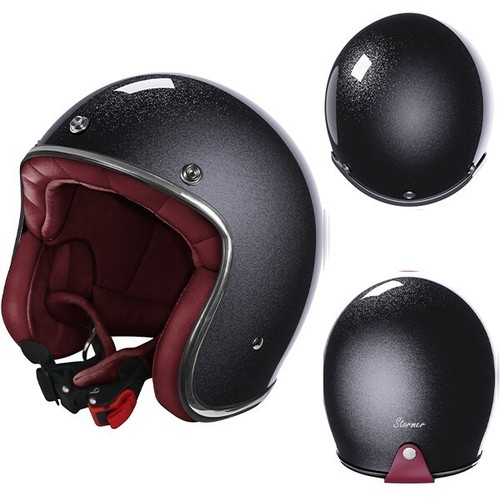 Casco jet moto cafe - moto,