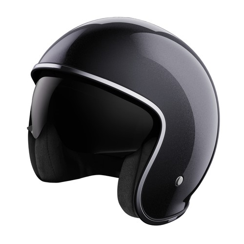 Casco jet moto cafe - casco,