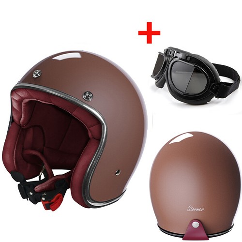 Casco jet moto cafe - jet,