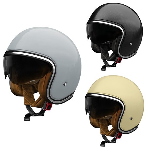 Casco jet moto cafe racer - jet,