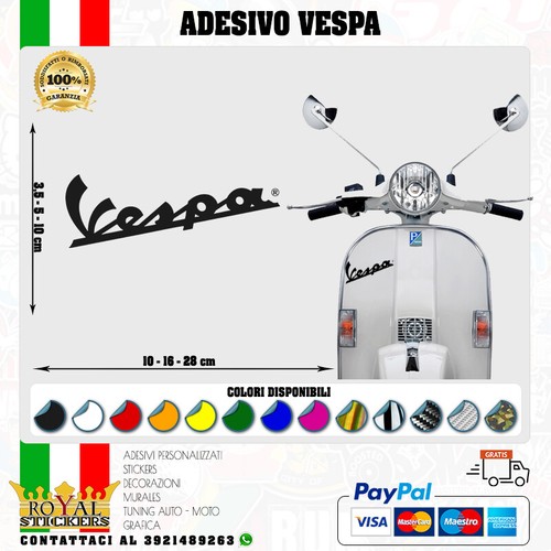Adesivo vespa logo vintage - adesivo, per